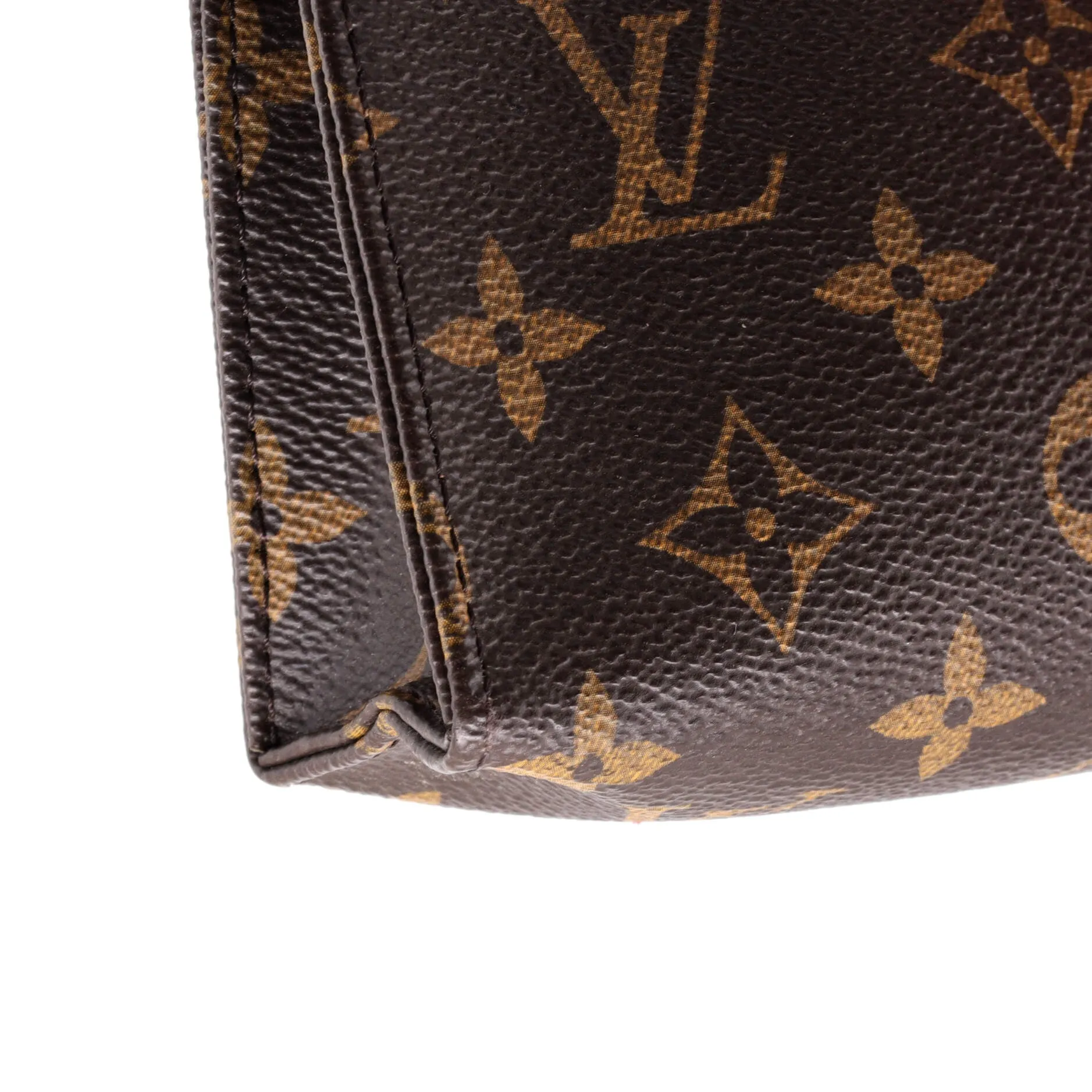Designer Toiletry Pouch Monogram Canvas 15