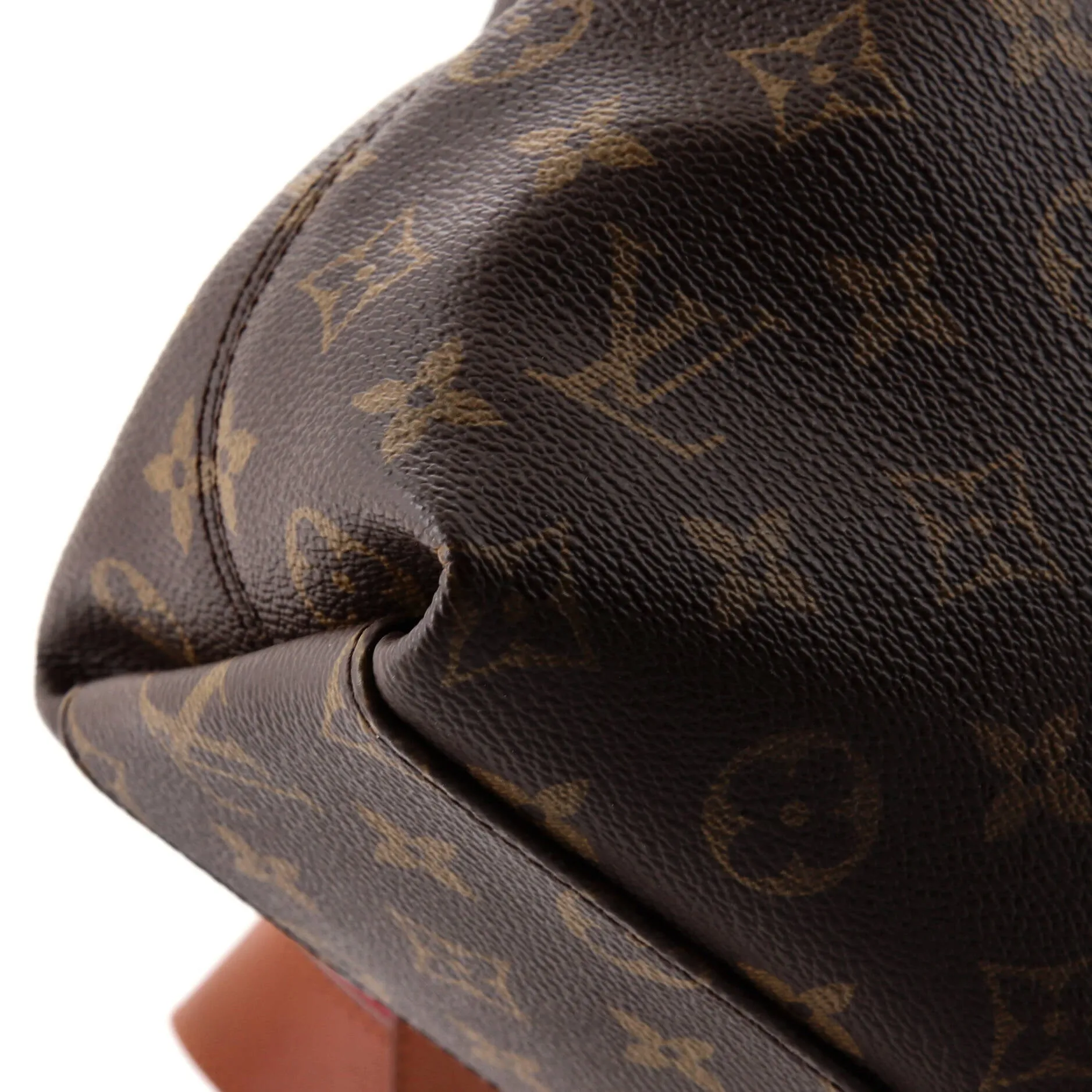 Designer Tuileries Besace Bag Monogram Canvas with Leather
