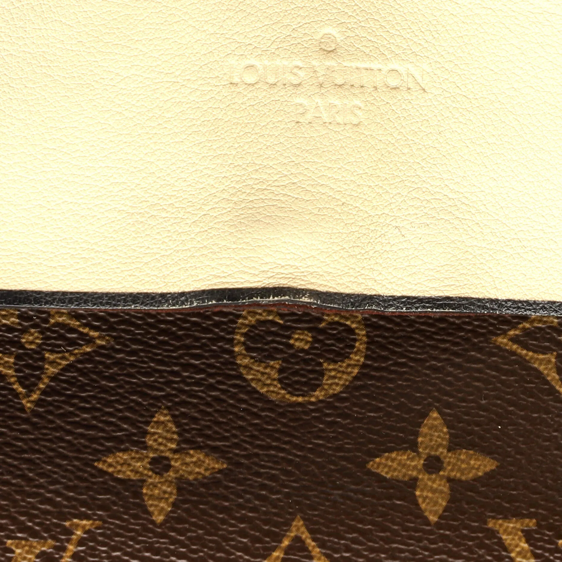 Designer Tuileries Besace Bag Monogram Canvas with Leather