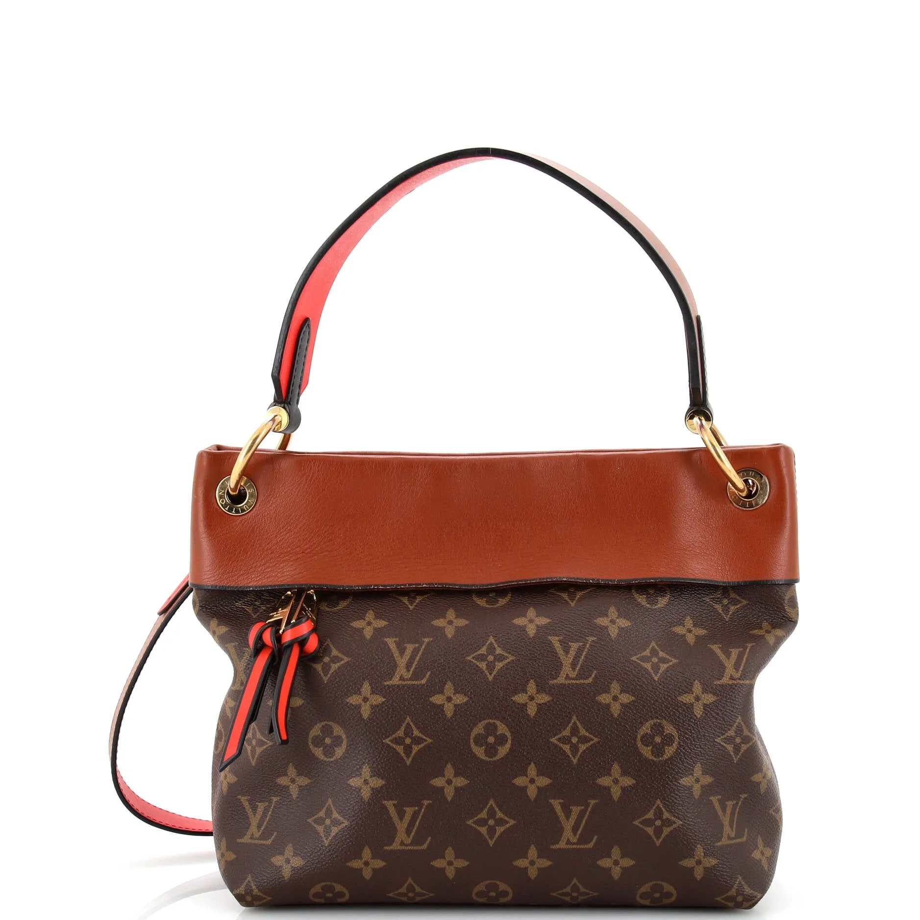 Designer Tuileries Besace Bag Monogram Canvas with Leather