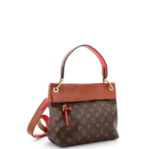 Designer Tuileries Besace Bag Monogram Canvas with Leather