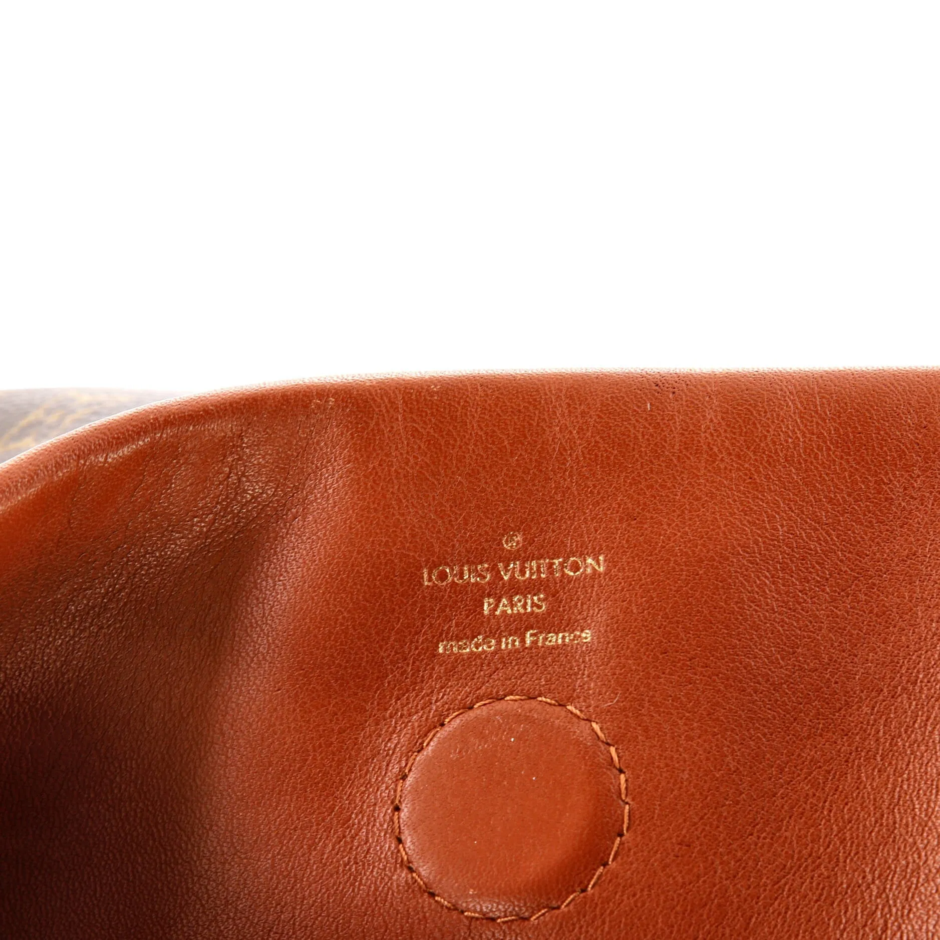 Designer Tuileries Besace Bag Monogram Canvas with Leather