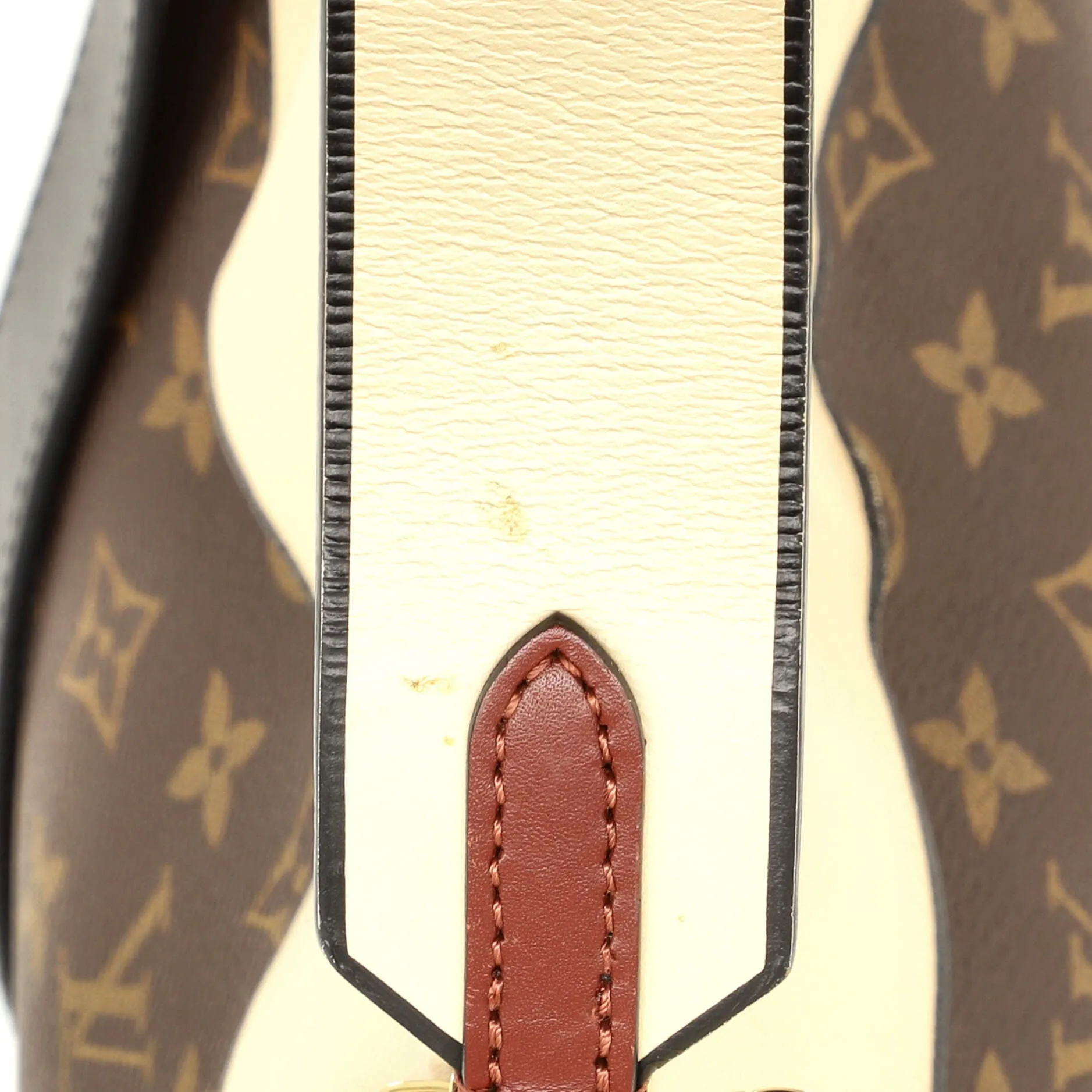 Designer Tuileries Besace Bag Monogram Canvas with Leather