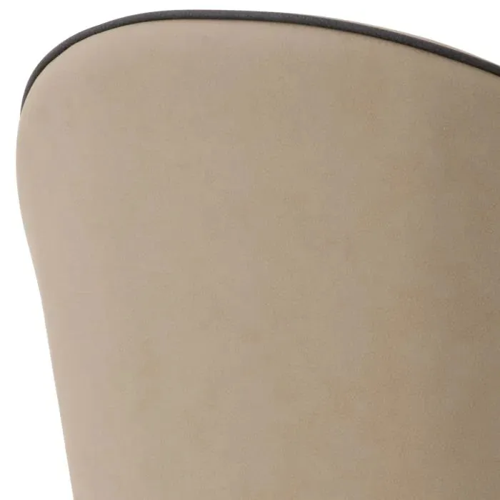 Dining Chair Cooper Set Of 2 - Beige Faux Leather