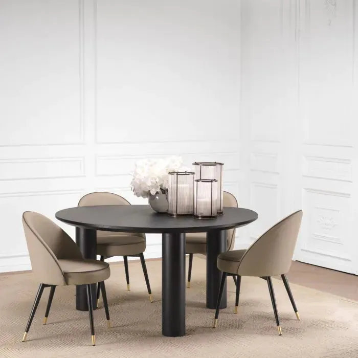Dining Chair Cooper Set Of 2 - Beige Faux Leather