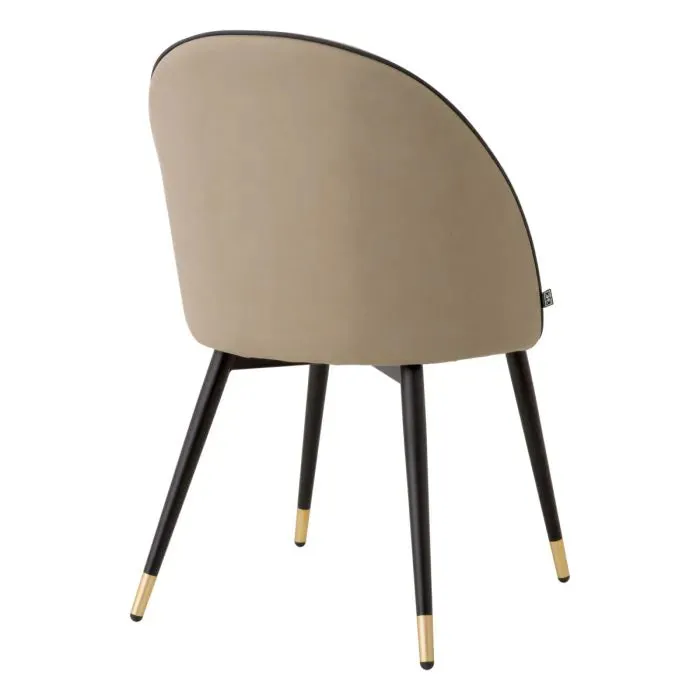 Dining Chair Cooper Set Of 2 - Beige Faux Leather