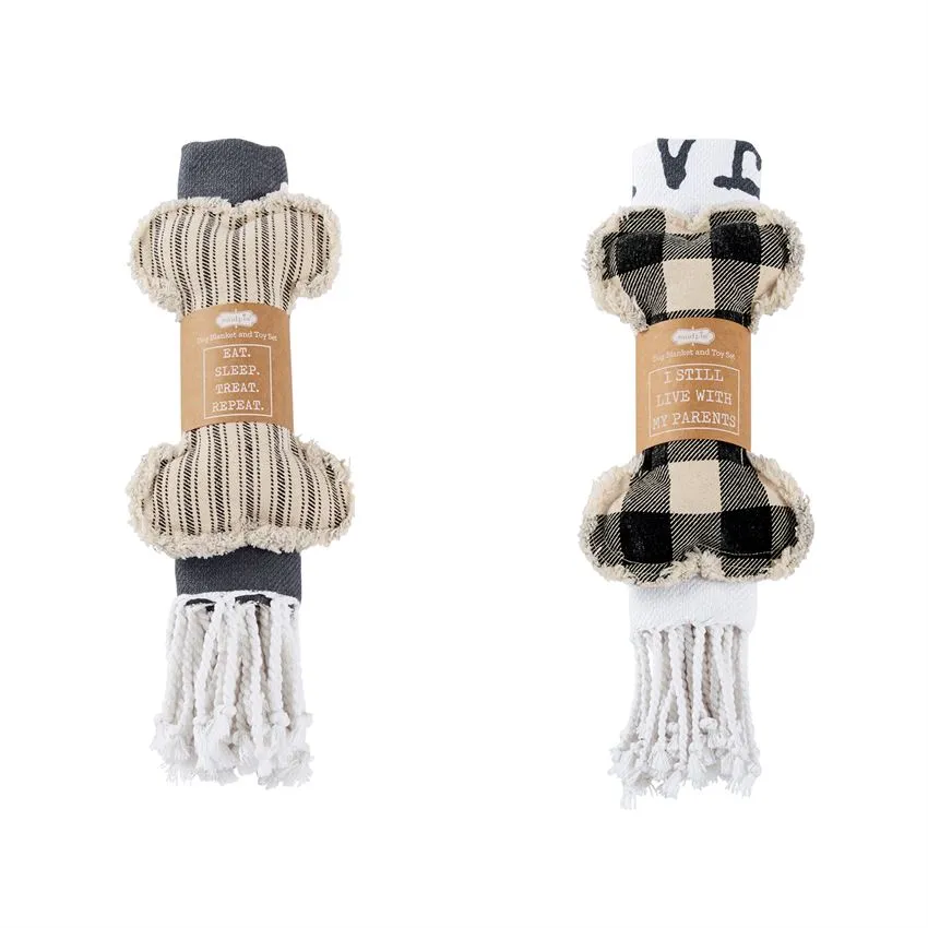 Dog Blanket & Toy Set