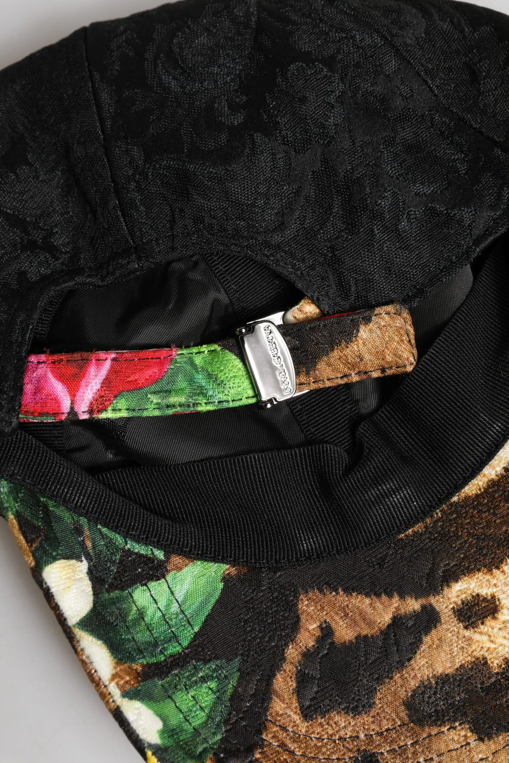 Dolce & Gabbana Multicolor DG Logo Patch 6 Panels Baseball Cap