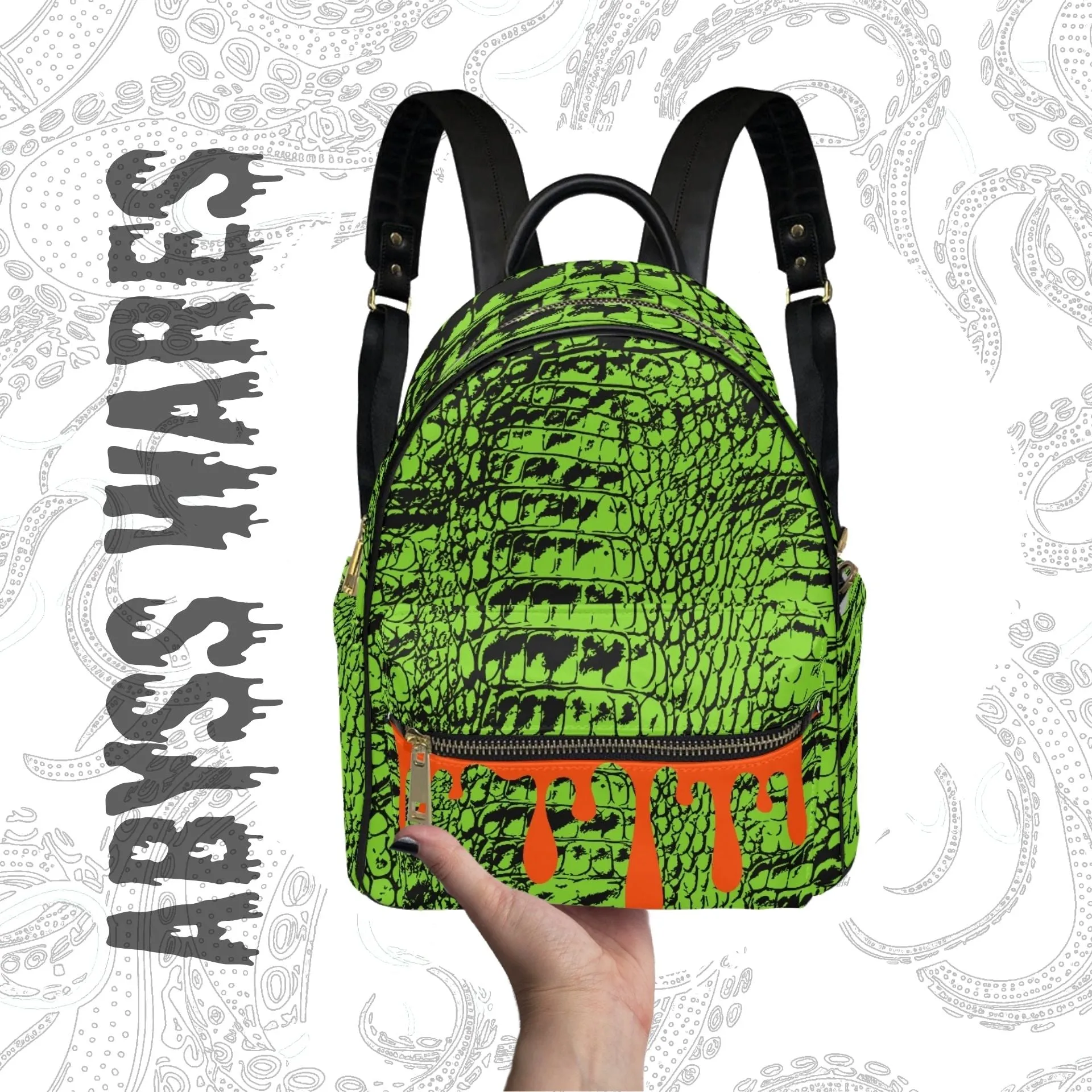 Drippy Lizardfolk Mini Backpack