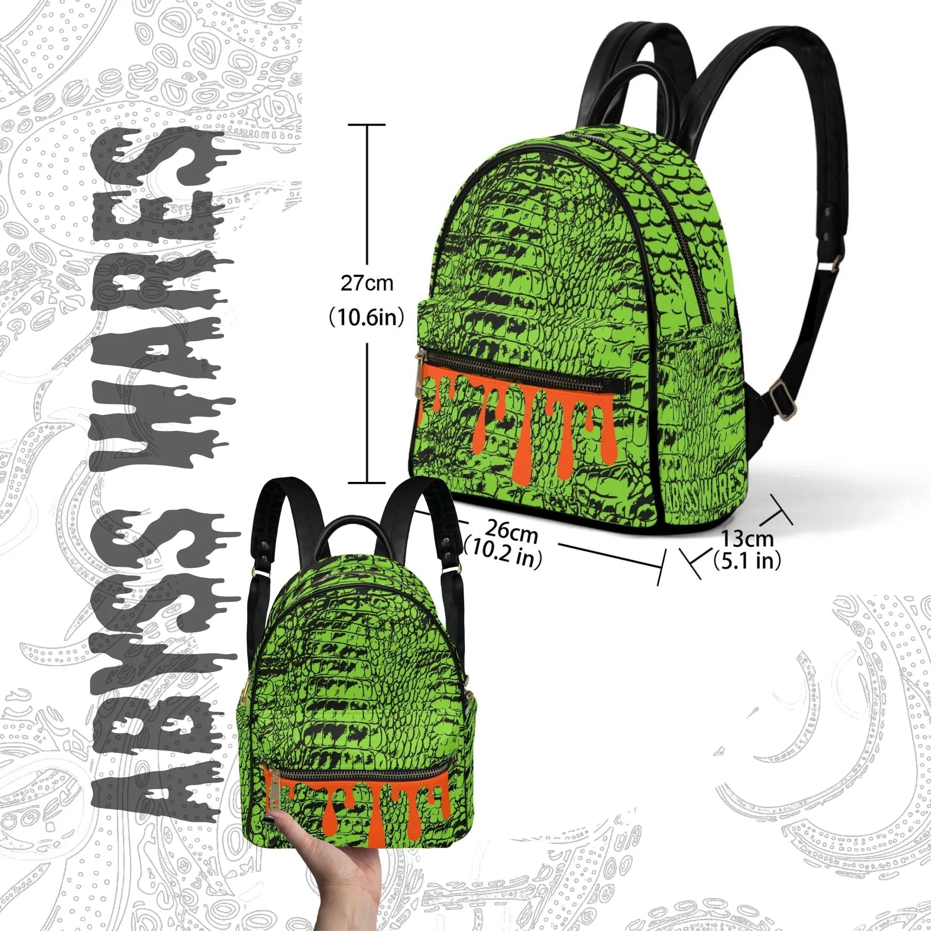Drippy Lizardfolk Mini Backpack