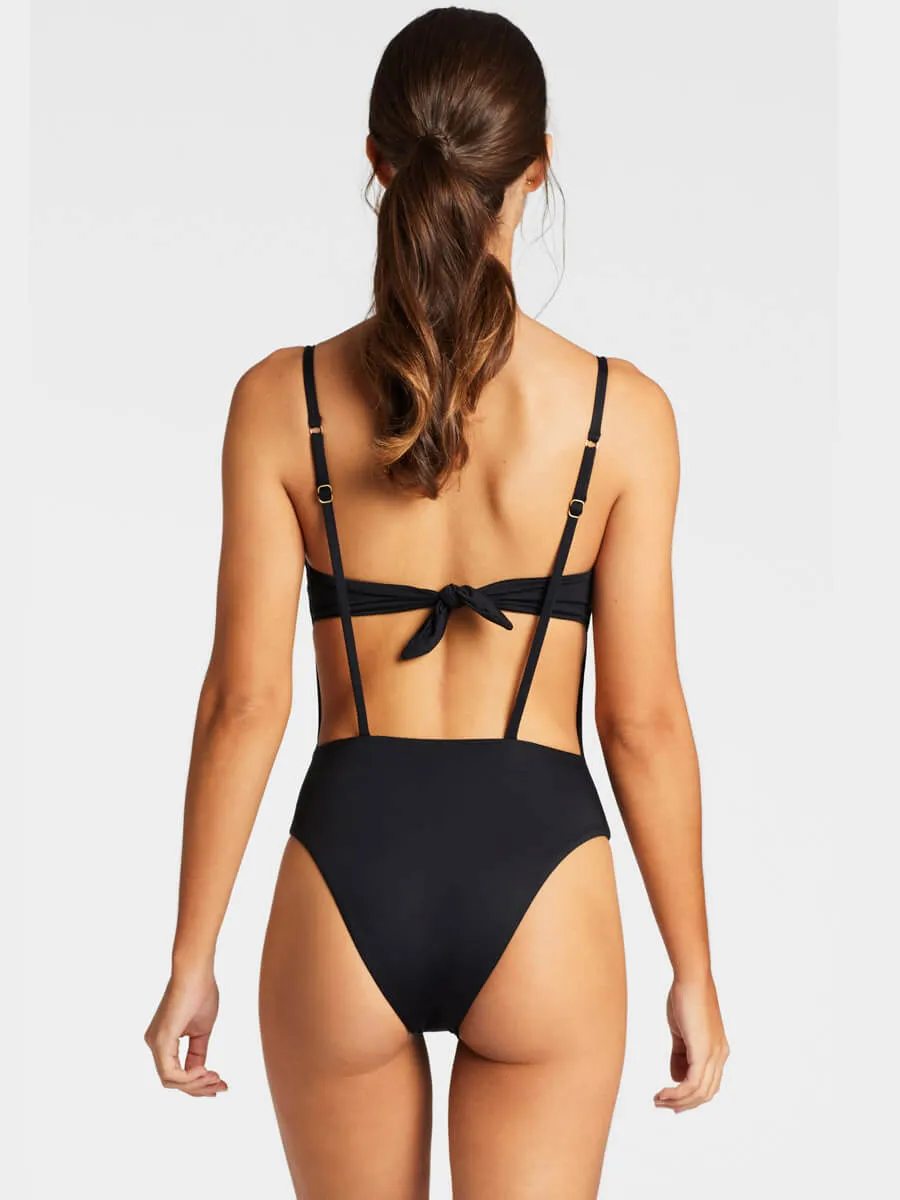 Edie Bodysuit Cali Cut Eco Black