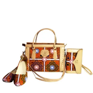 Elegant Tote and Clutch Set | Perfectly Paired with Ballet Flats Nk-205