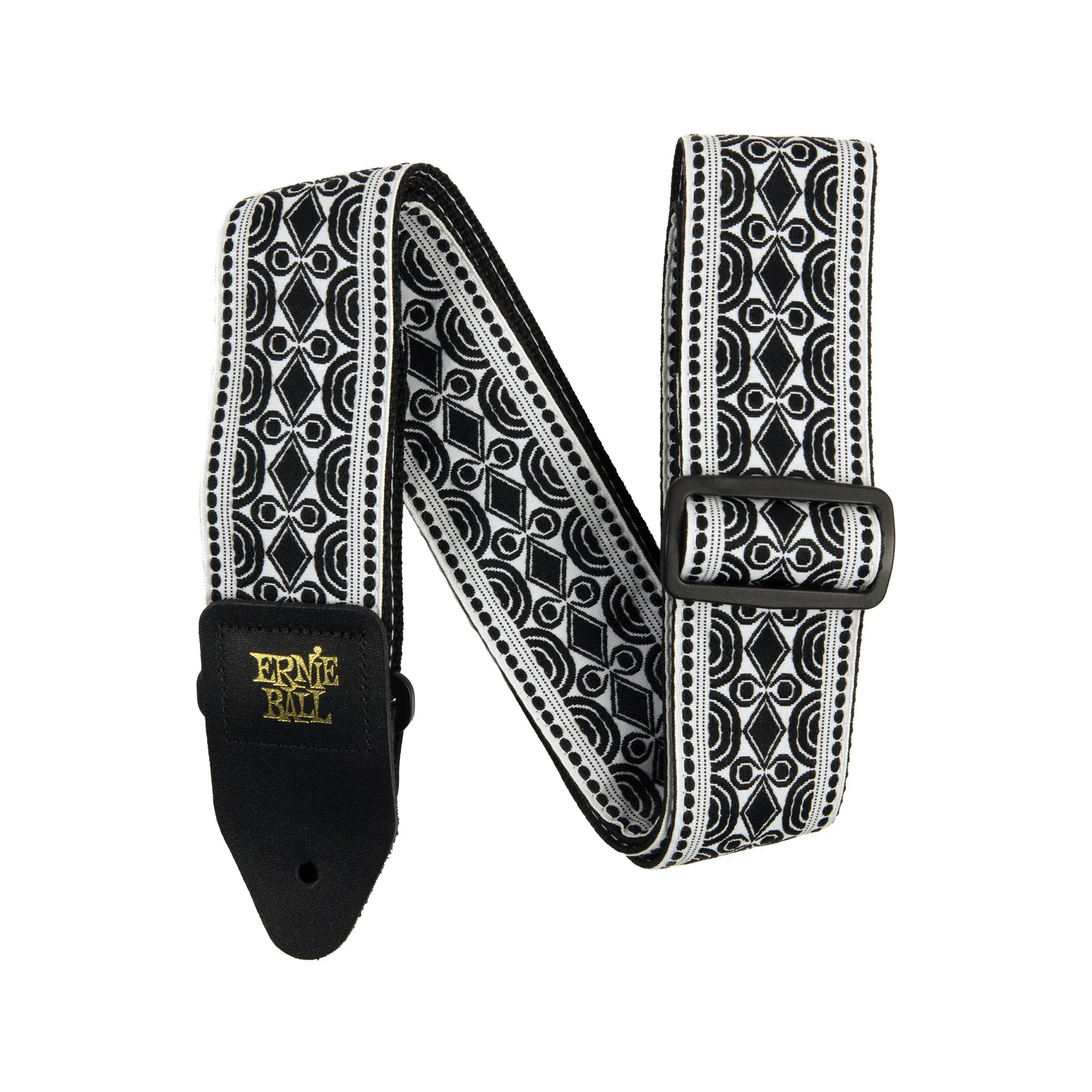 Ernie Ball Jacquard Guitar Strap, Beatnik Black