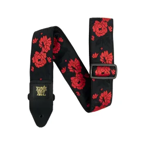 Ernie Ball Jacquard Guitar Strap, Tango Rose