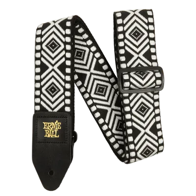 Ernie Ball Jacquard Guitar Strap - White Savannah