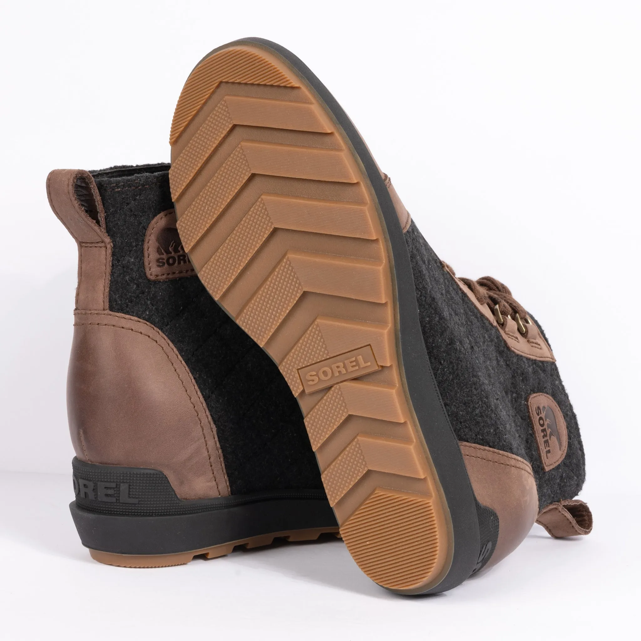EVIE II NW LACE - TOBACCO - LEATHER/FELT