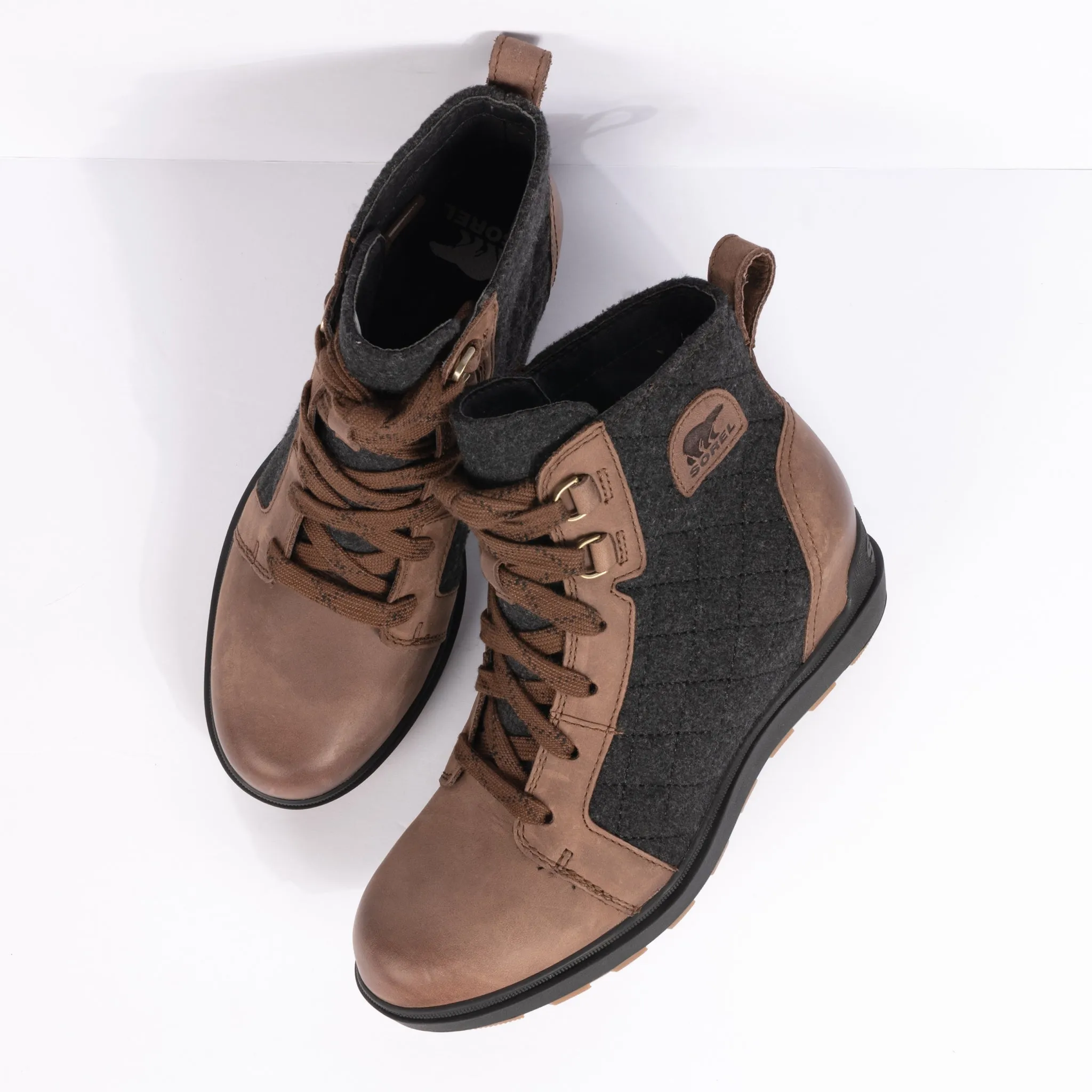 EVIE II NW LACE - TOBACCO - LEATHER/FELT