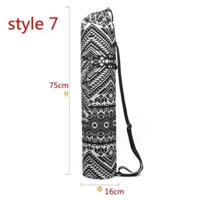 Exercise Yoga Mat Carry Bag with Multi-Functional Pockets