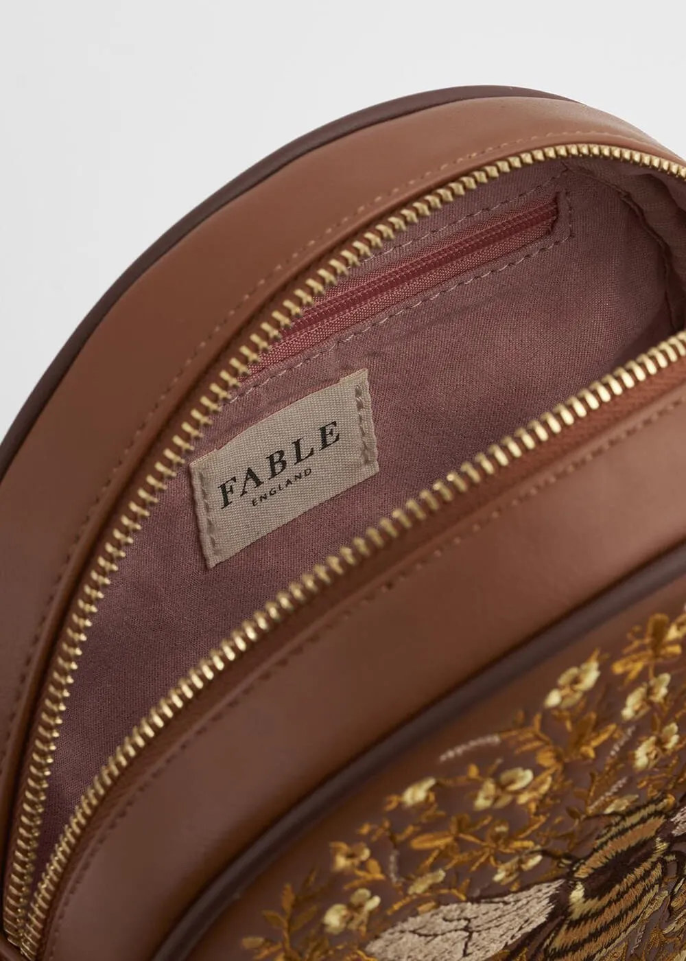Fable England Bumble Circle Bag Brown