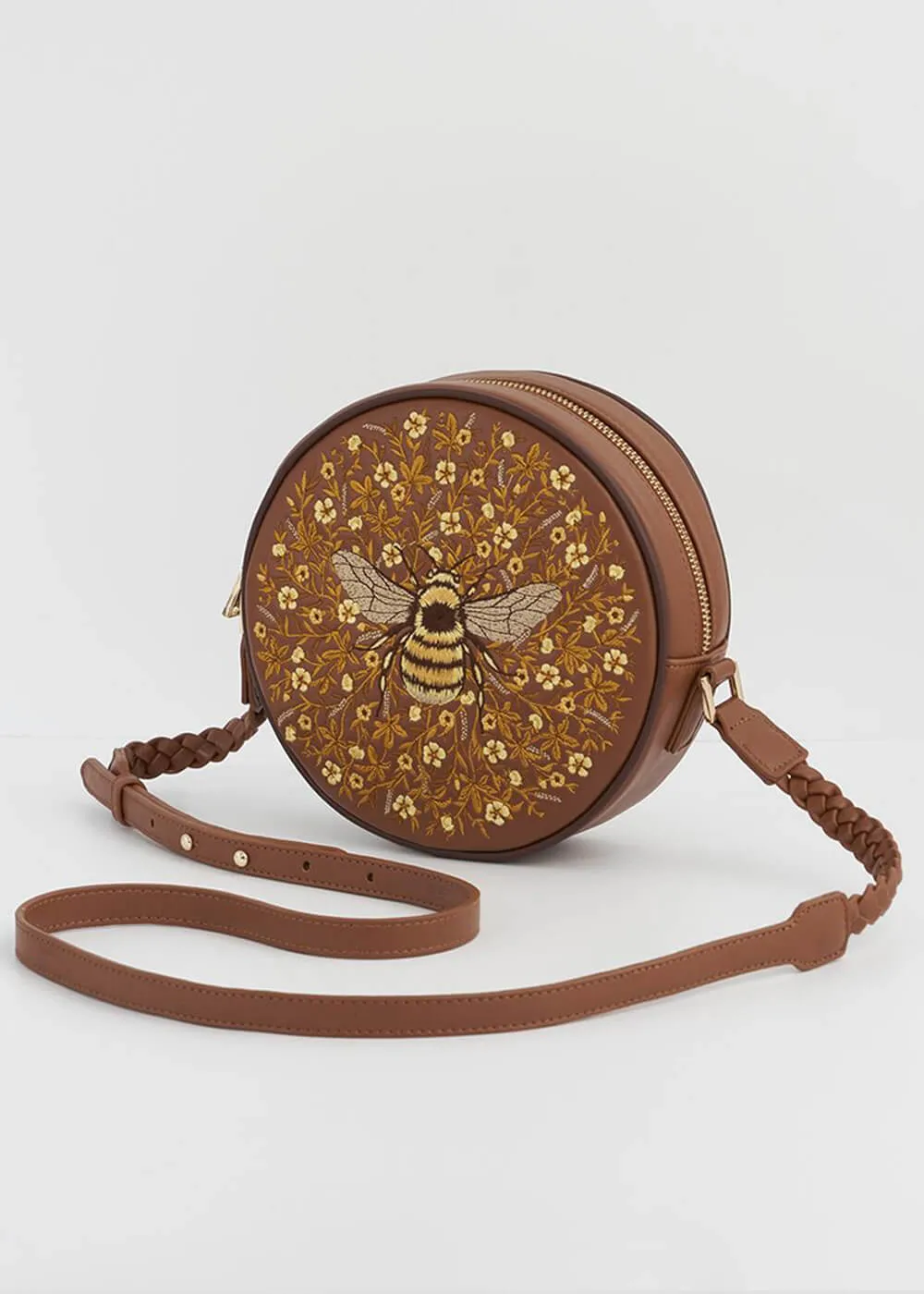 Fable England Bumble Circle Bag Brown