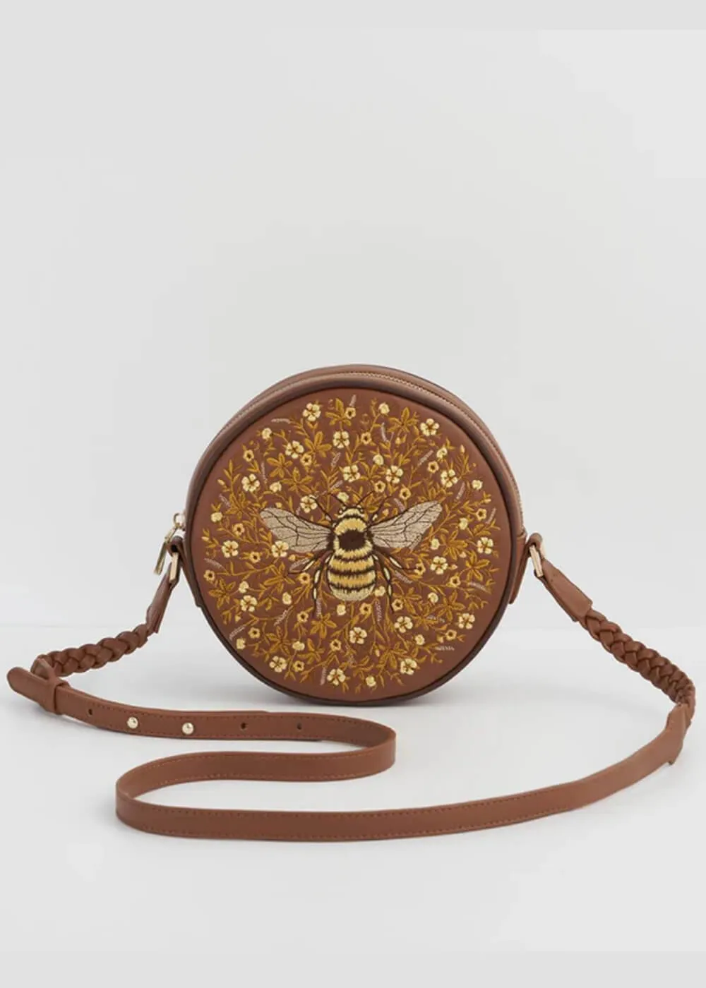Fable England Bumble Circle Bag Brown