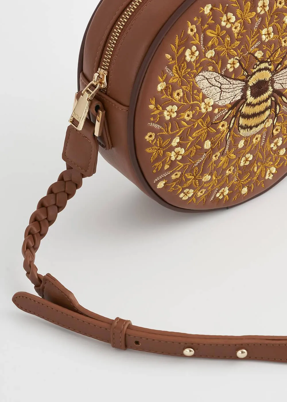 Fable England Bumble Circle Bag Brown