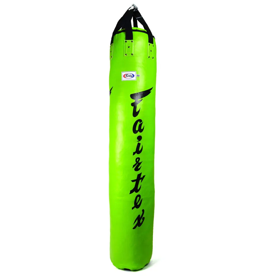 Fairtex HB6 6ft Muaythai Banana Bag Lime Green (FILLED)