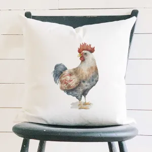 Farmhouse Chicken - Square Canvas Pillow