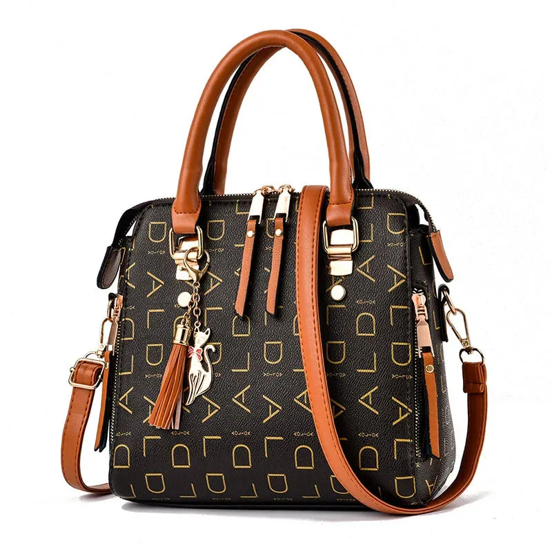 Fashion English Letter Handbag