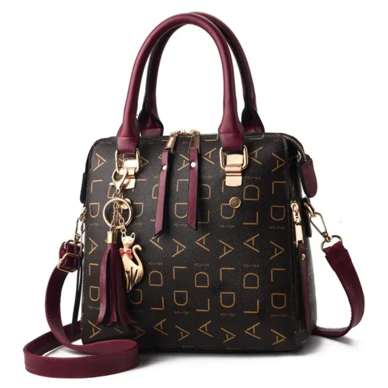 Fashion English Letter Handbag