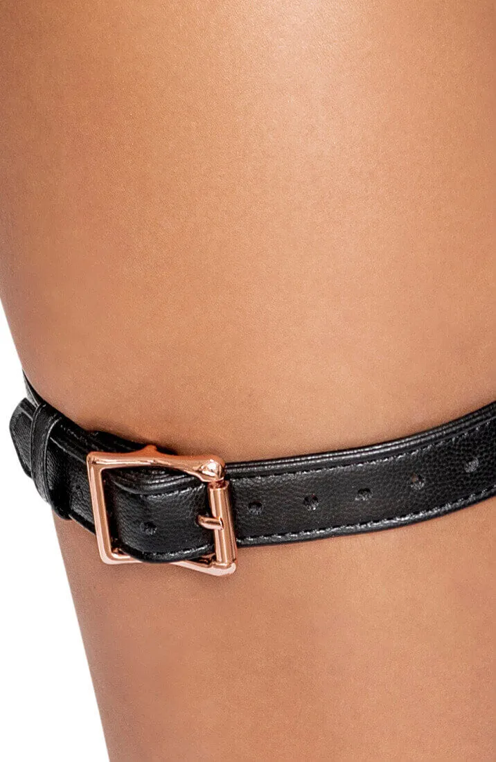 Faux leather body harness - Level UP!