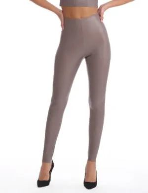 FAUX LEATHER LEGGING ASH