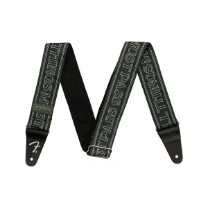 Fender George Harrison All Things Logo Guitar Strap, Green
