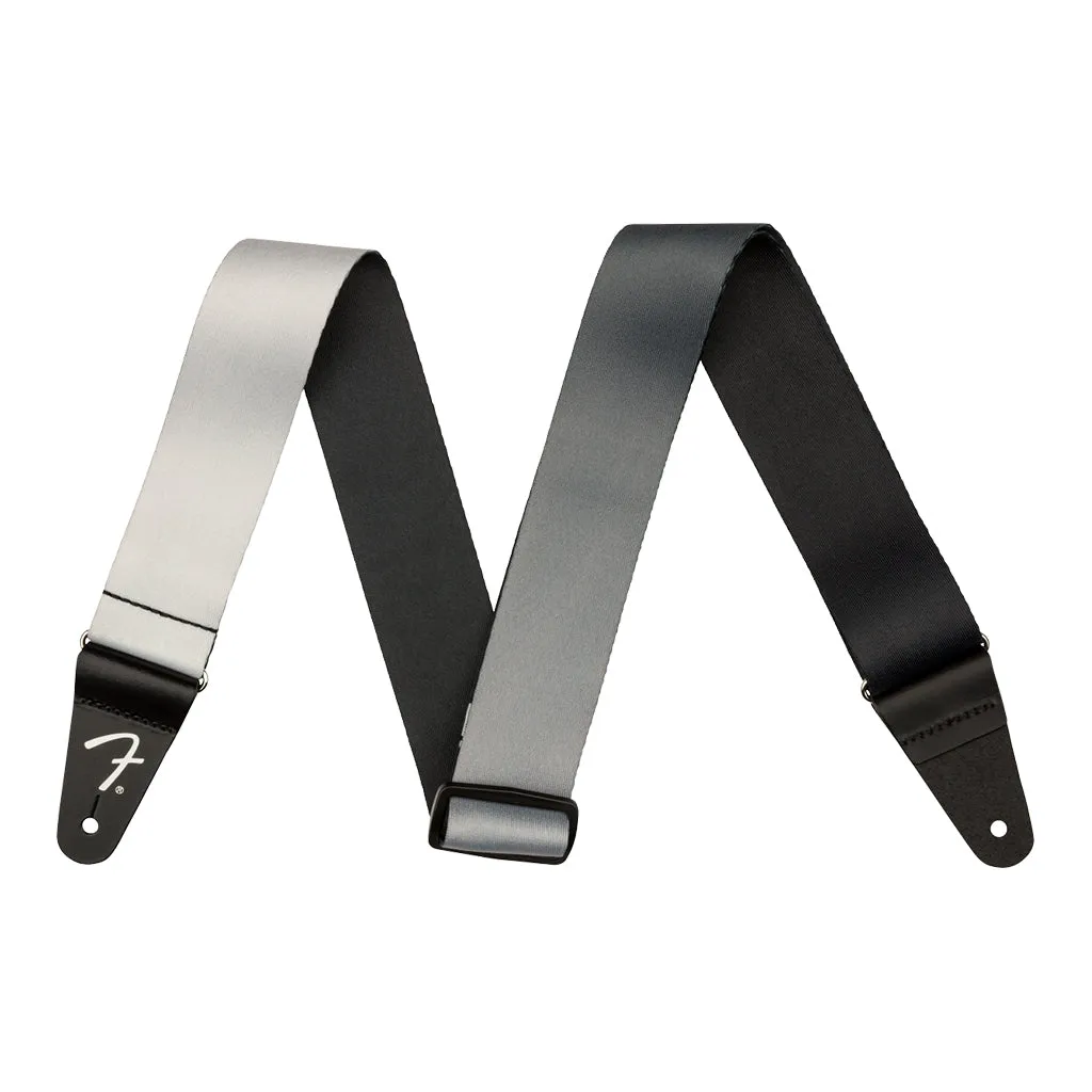 Fender Ombré Strap, Silver Smoke, 2"