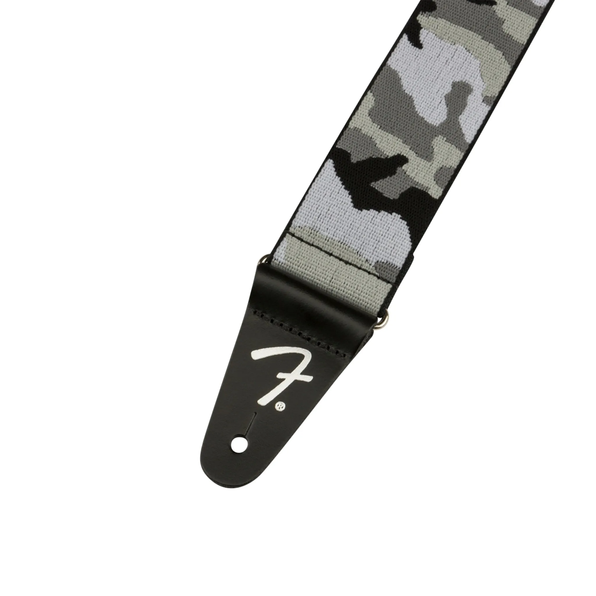 Fender WeighLess 2-Inch Camo Guitar Strap, Gray Camo