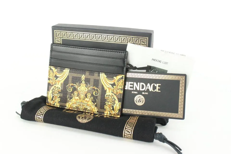 Fendi x Versace Fendace Card Holder Wallet Case 91v516s