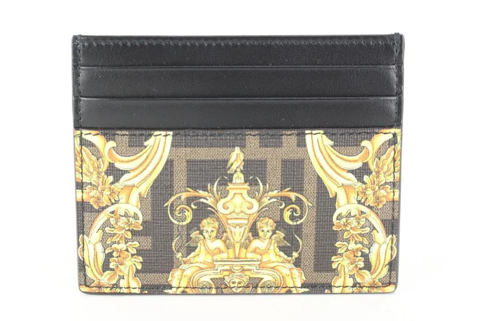 Fendi x Versace Fendace Card Holder Wallet Case 91v516s