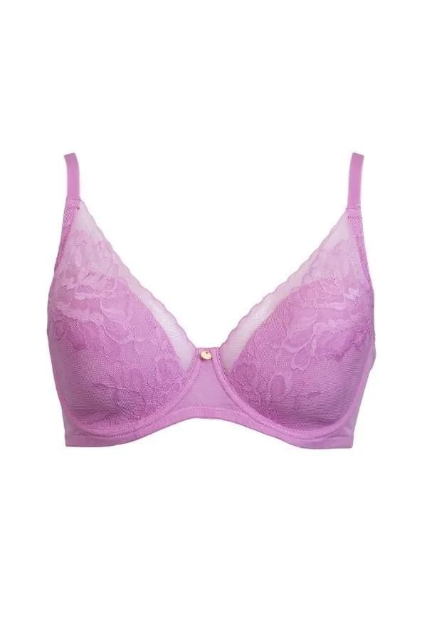 Flora Contour Underwire Bra - Violet Quartz