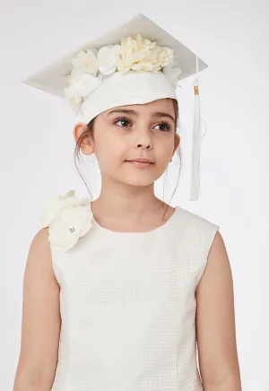 Floral Graduation Hat