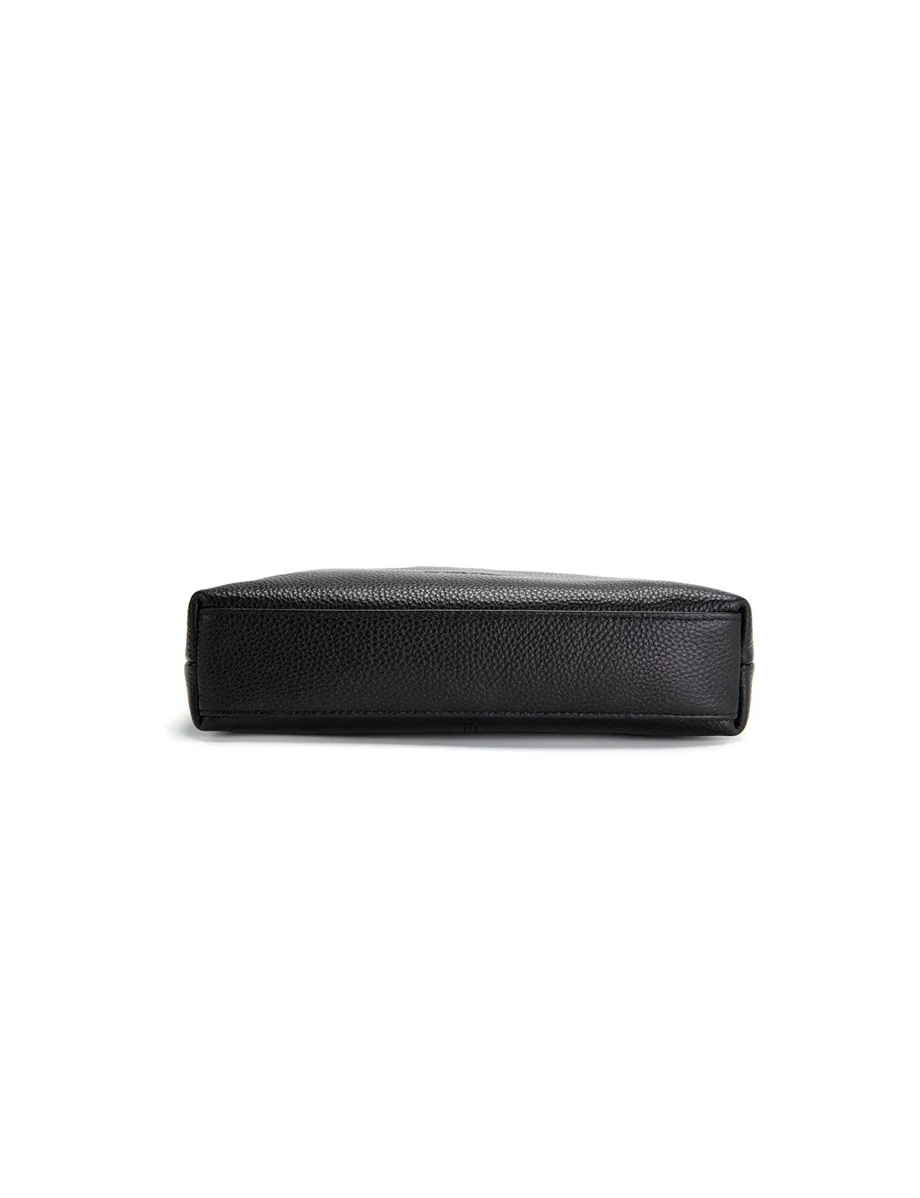 FRANCIS LEATHER XBODY BAG WITH RFID COMPARTMENT- E1-0840-BLK/CAM