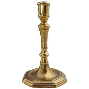 French Louis XIV Brass Candlestick