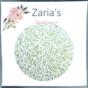 Frosted Green ~ Chunky Glitter Faux Leather Fabric Sheets ~ 20x34cm