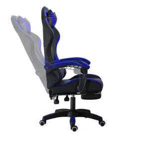 Gaming Chair Office Computer Seating Racing PU Ergonomic Chair Rolling Swivel Adjustable Massage Racer Recliner