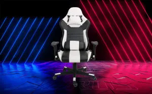Gaming Chair Office Computer Seating Racing PU Ergonomic Chair Rolling Swivel Adjustable Massage Racer Recliner