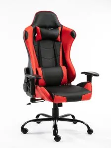 Gaming Chair Office Computer Seating Racing PU Ergonomic Chair Rolling Swivel Adjustable Massage Racer Recliner