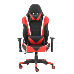 Gaming Chair Office Computer Seating Racing PU Ergonomic Chair Rolling Swivel Adjustable Massage Racer Recliner