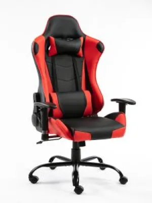 Gaming Chair Office Computer Seating Racing PU Ergonomic Chair Rolling Swivel Adjustable Massage Racer Recliner
