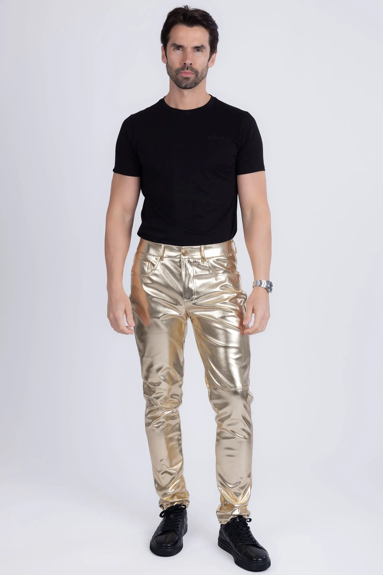 Geneve Faux Leather Pants