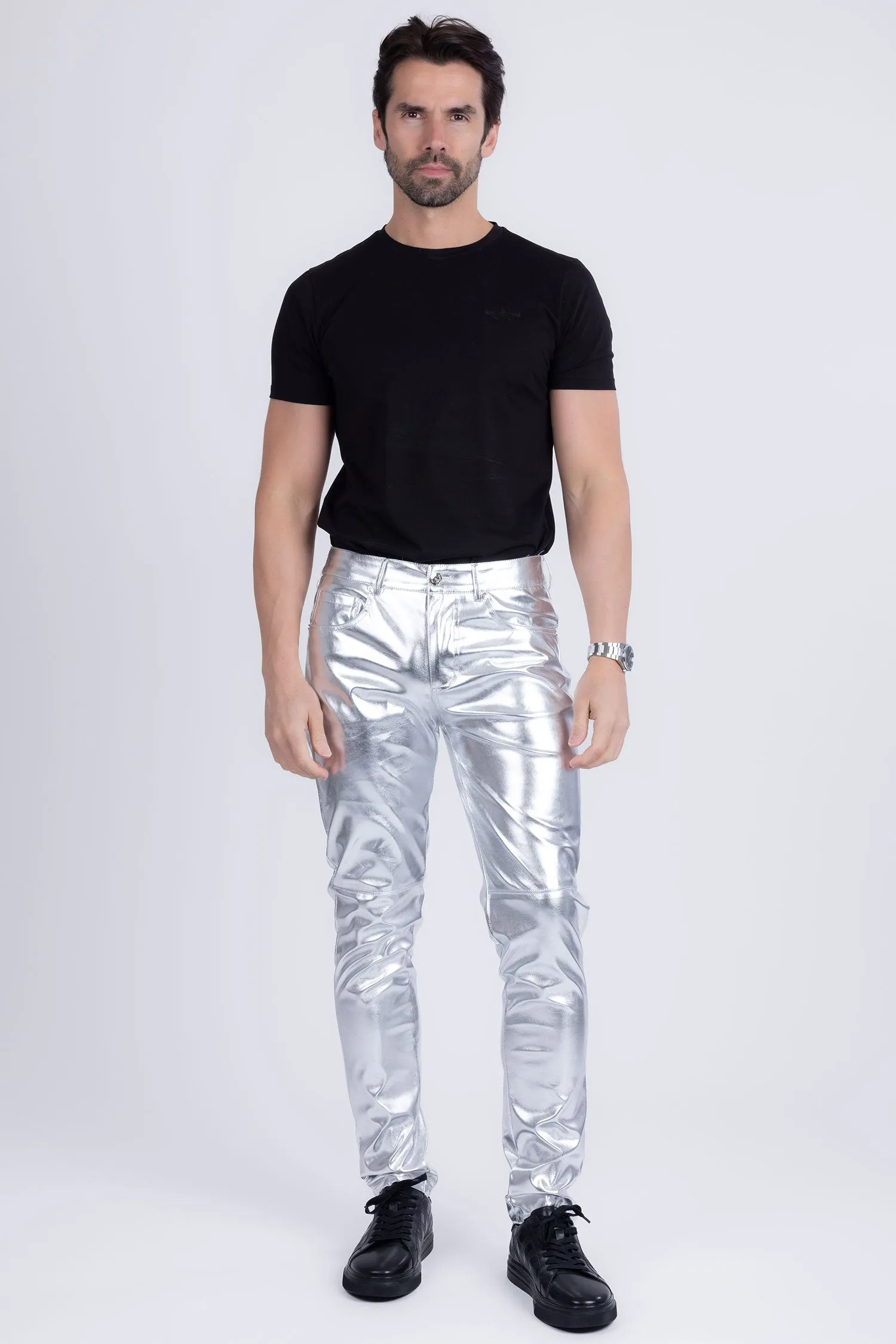 Geneve Faux Leather Pants