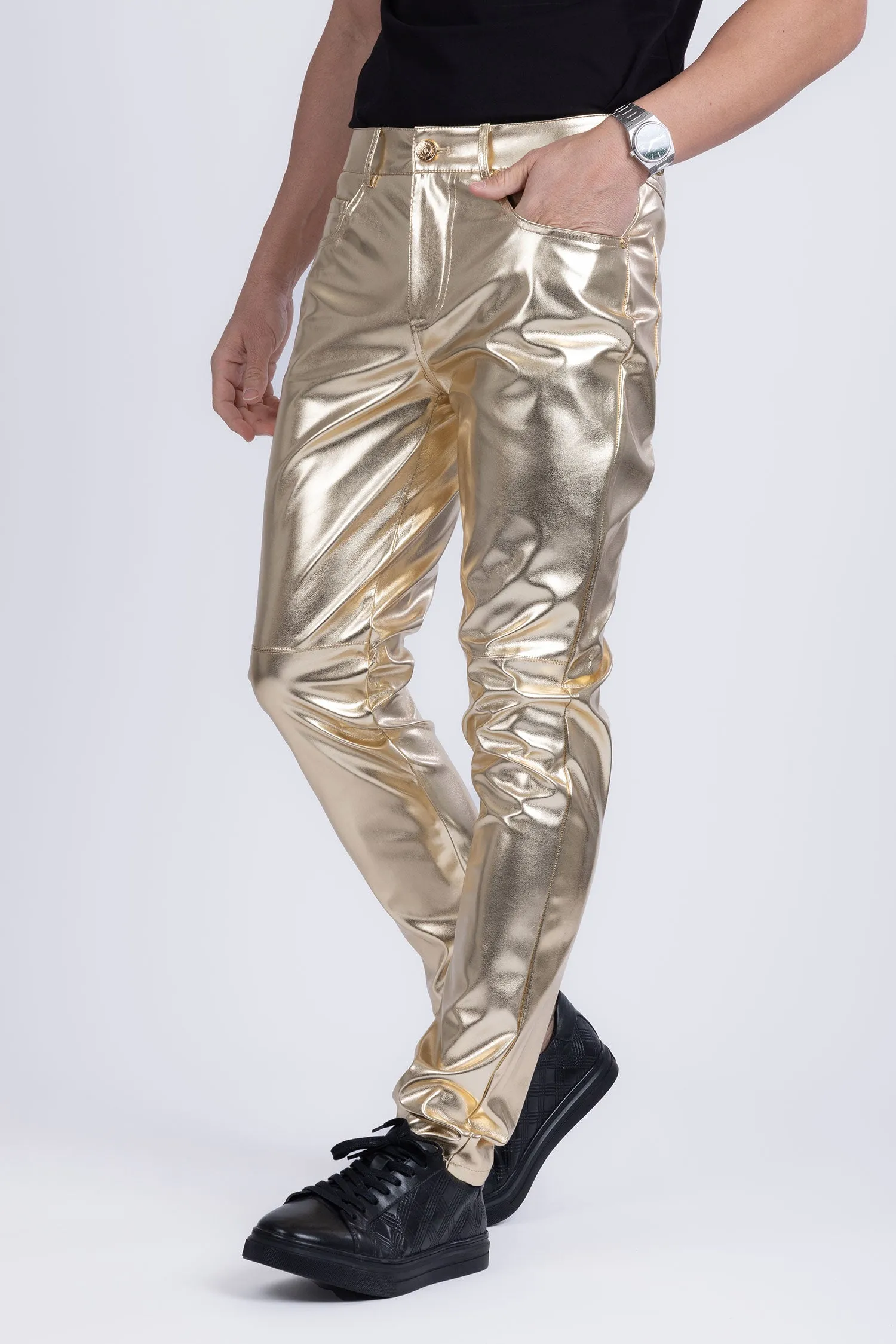 Geneve Faux Leather Pants
